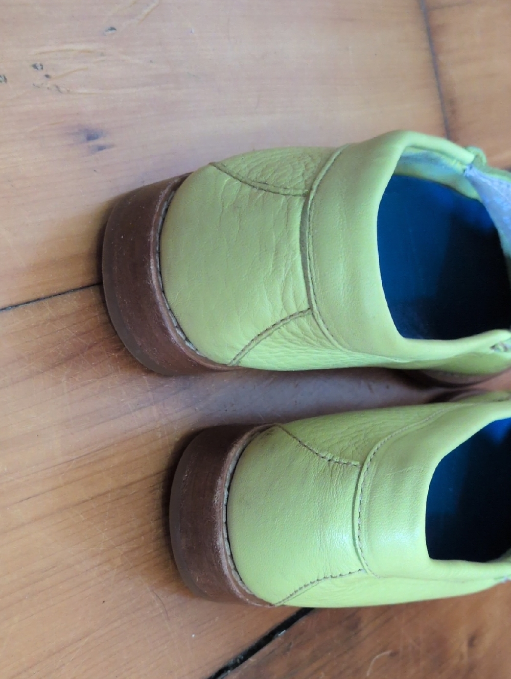 Cherry Yellow Bass Weejuns Loafers - Picture 4 of 8